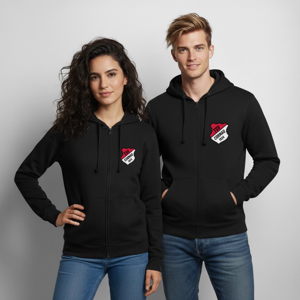 TSV Cornau Kapuzenjacke Logo flex - Schwarz