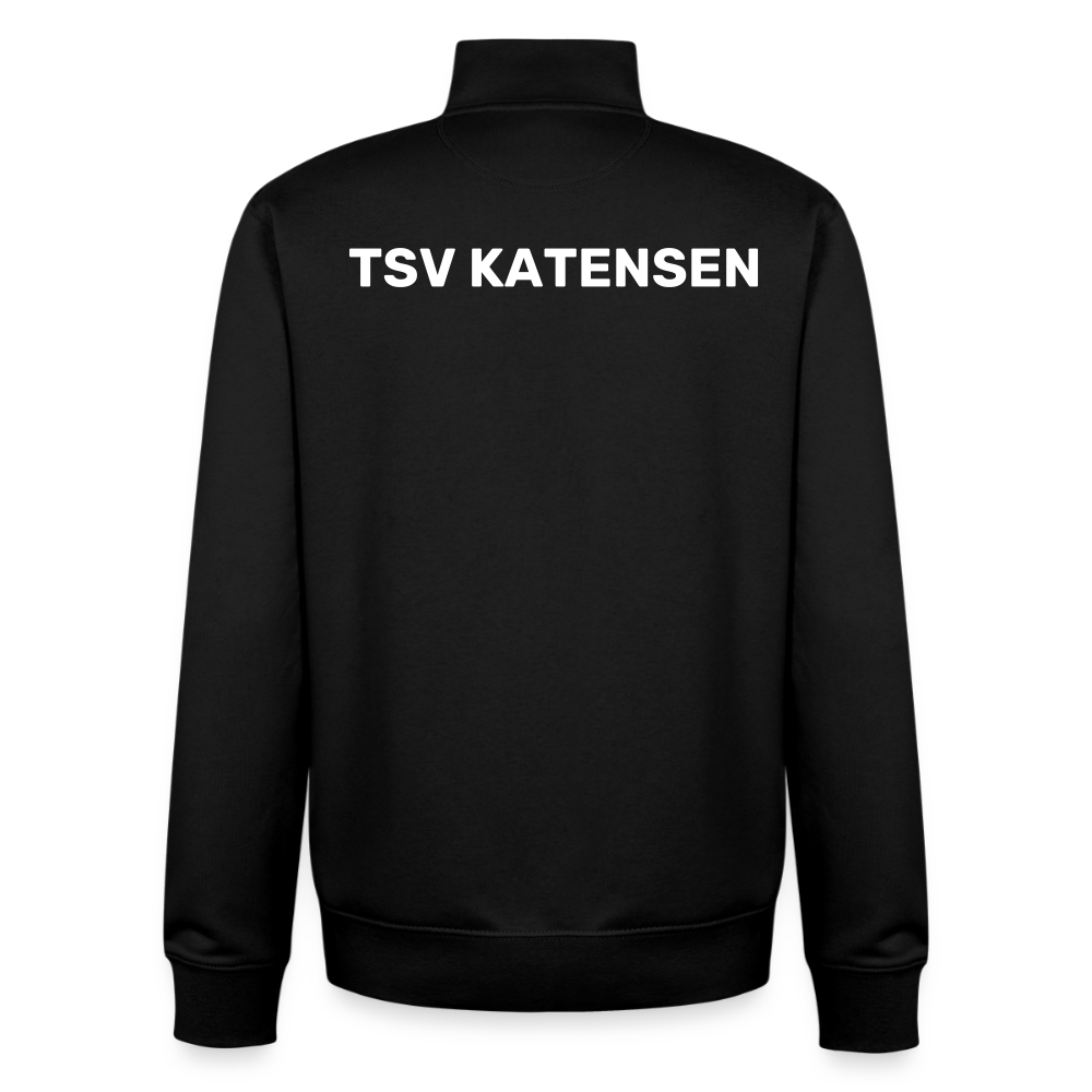 TSV Katensen Unisex Bio-Zip Sweatshirt - Schwarz
