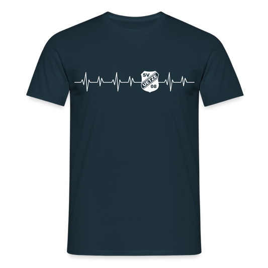 SV Uetze 09 Premium T-Shirt heartbeat - Navy
