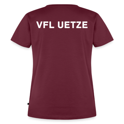 VfL Uetze Frauen Premium T-Shirt - Burgunderrot