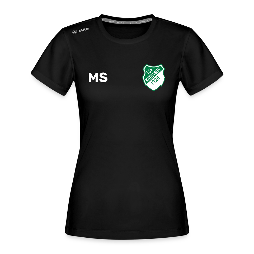 TSV Katensen JAKO Frauen Funktions-Shirt Run 2.0 (personalisierbar) - Schwarz