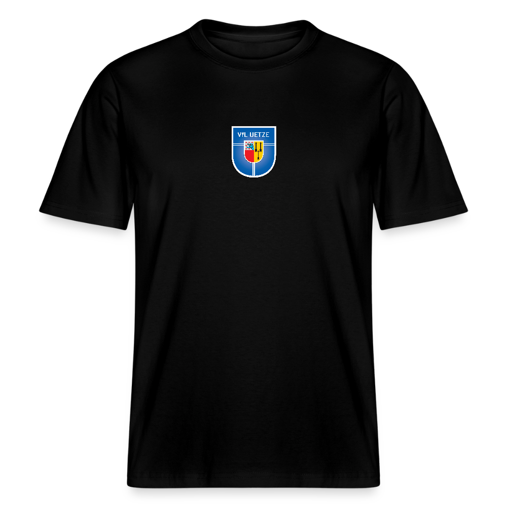 VfL Uetze Relaxed Fit Unisex Bio-T-Shirt (schwer) - Schwarz