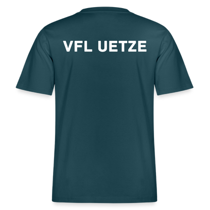 VfL Uetze Relaxed Fit Unisex Bio-T-Shirt (schwer) - Dunkles Petrol