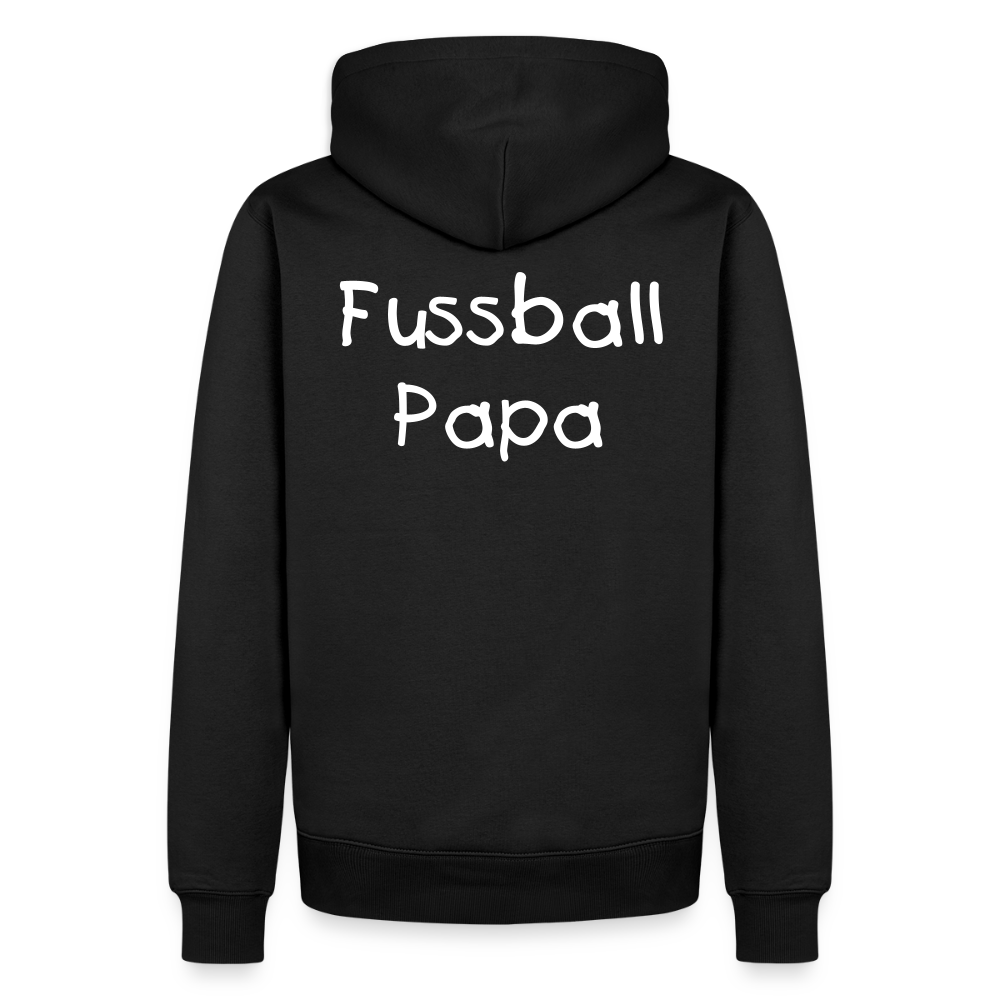 Fussball Papa - Wir sind ein TEAM Fulde Unisex Hoodie - Schwarz