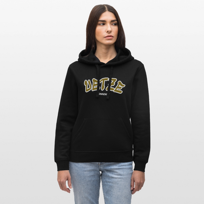 Uetze Hannover Gold Unisex Bio-Hoodie Flex - Schwarz