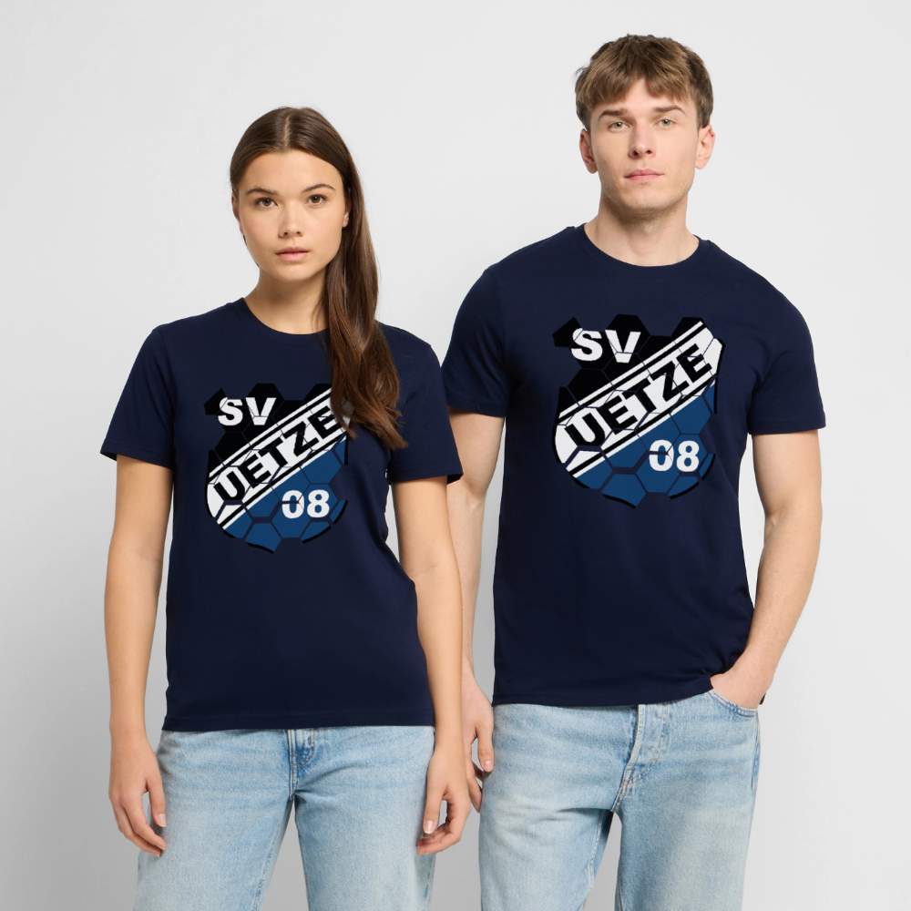 SV Uetze 08 Unisex Bio-T-Shirt "Waben" - Navy