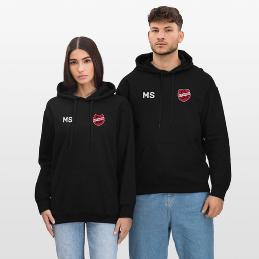 TTC RW Uetze Premium unisex Hoodie (Text personalisierbar) - Schwarz