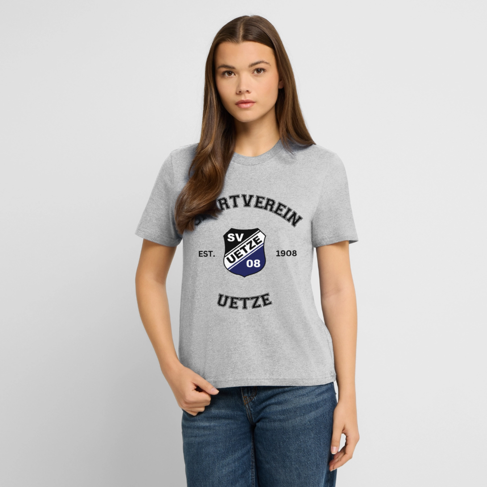 SV Uetze 08 Collage Premium T-Shirt flex - Grau meliert