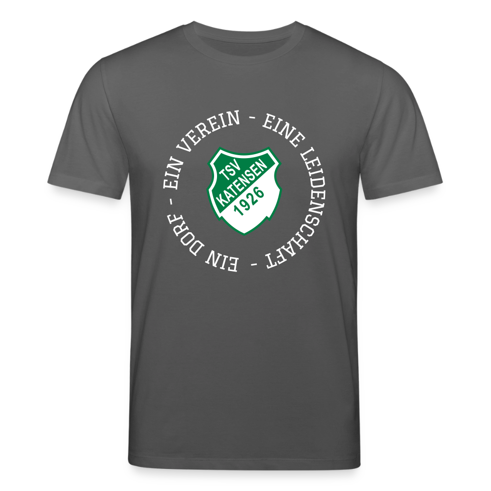 TSV Katensen Unisex Bio-T-Shirt "Ein Dorf" - Anthrazit