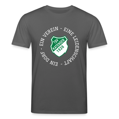 TSV Katensen Unisex Bio-T-Shirt "Ein Dorf" - Anthrazit