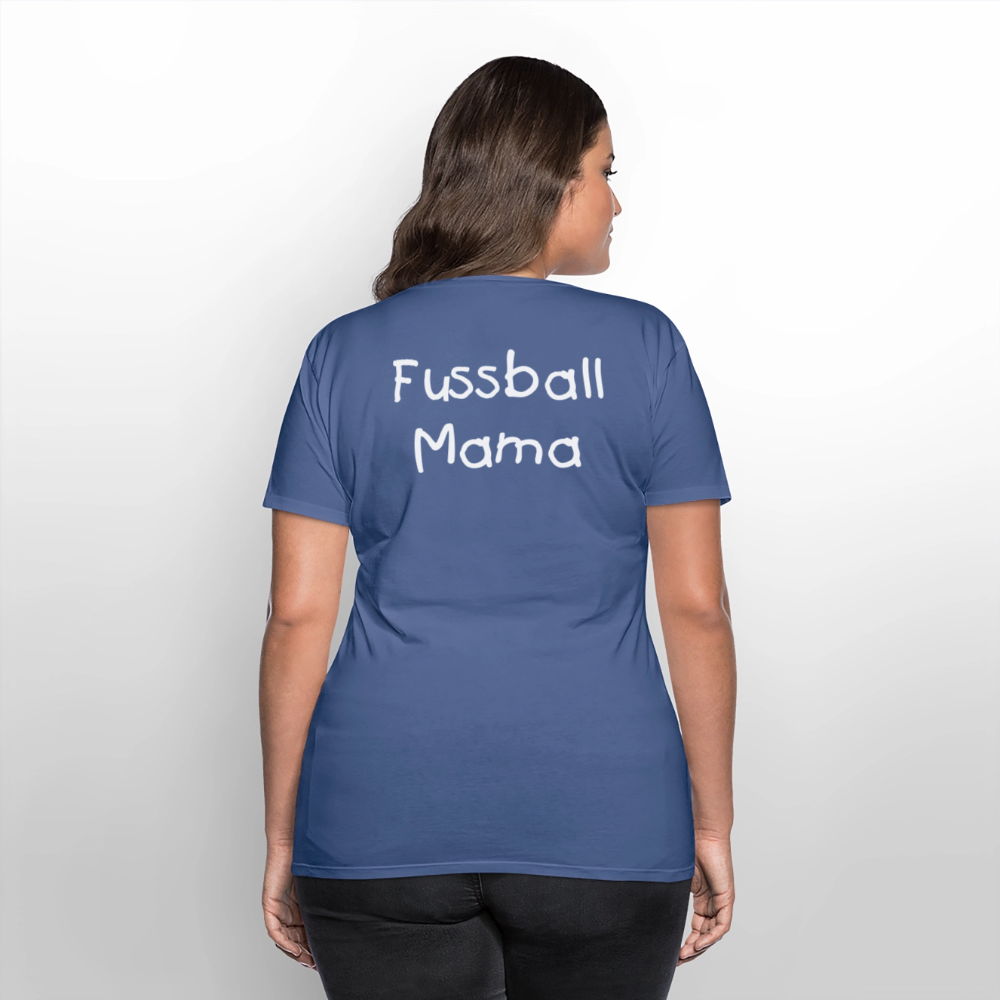 Fussball Mama - Wir sind ein TEAM Fulde Damen T-Shirt - Taubenblau