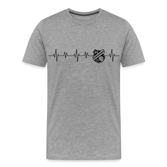 SV Sorgensen Premium T-Shirt heartbeat - Grau meliert