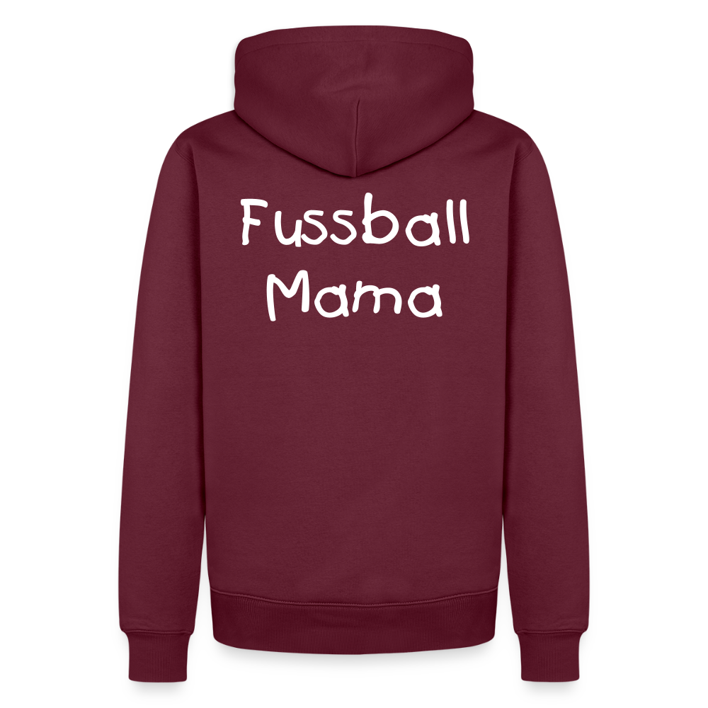 Fussball Mama - Wir sind ein TEAM Fulde Unisex Hoodie - Burgunderrot