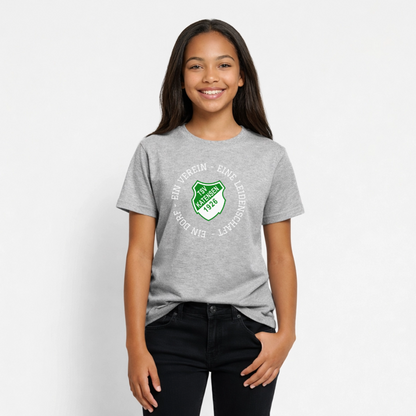 TSV Katensen Kinder T-Shirt "Ein Dorf" (Gr.134-164) - Grau meliert
