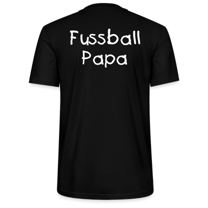 Fussball Papa - Wir sind ein TEAM Fulde Unisex Bio-T-Shirt - Schwarz