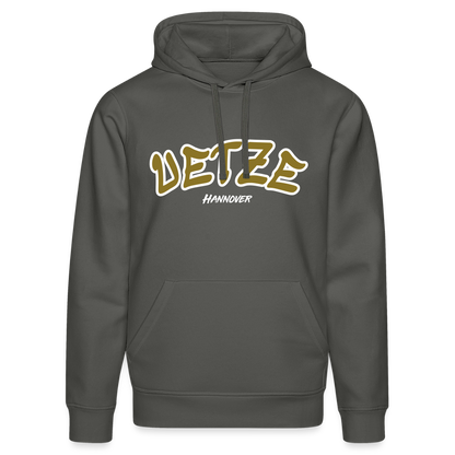 Uetze Hannover Gold Unisex Bio-Hoodie Flex - Anthrazit