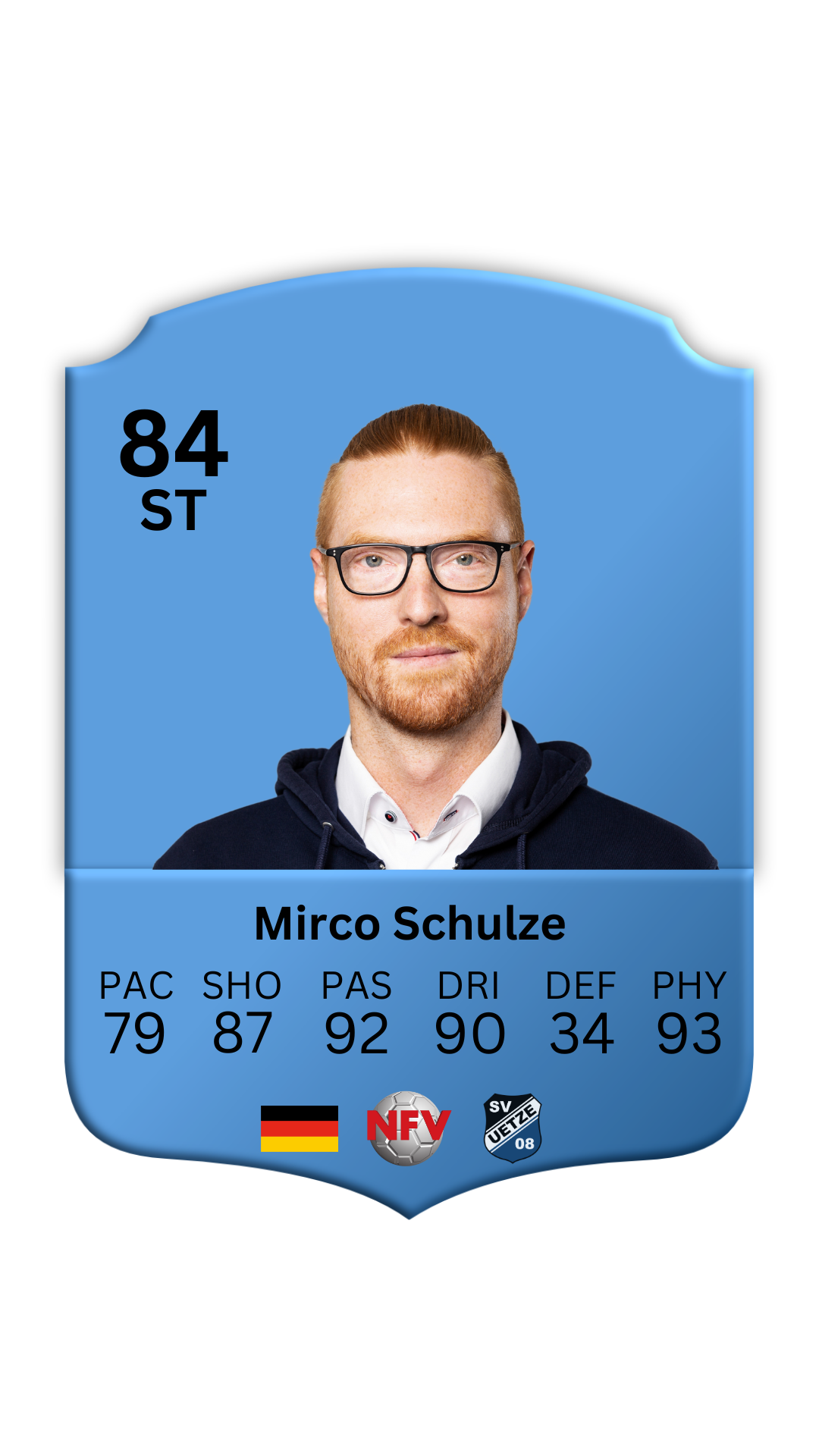 Deine persönliche Fußball Playercard