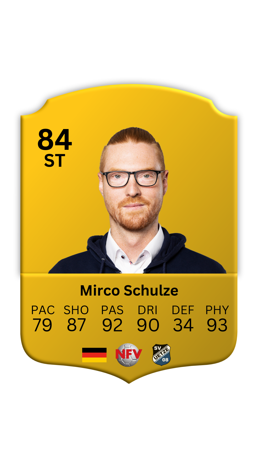 Deine persönliche Fußball Playercard