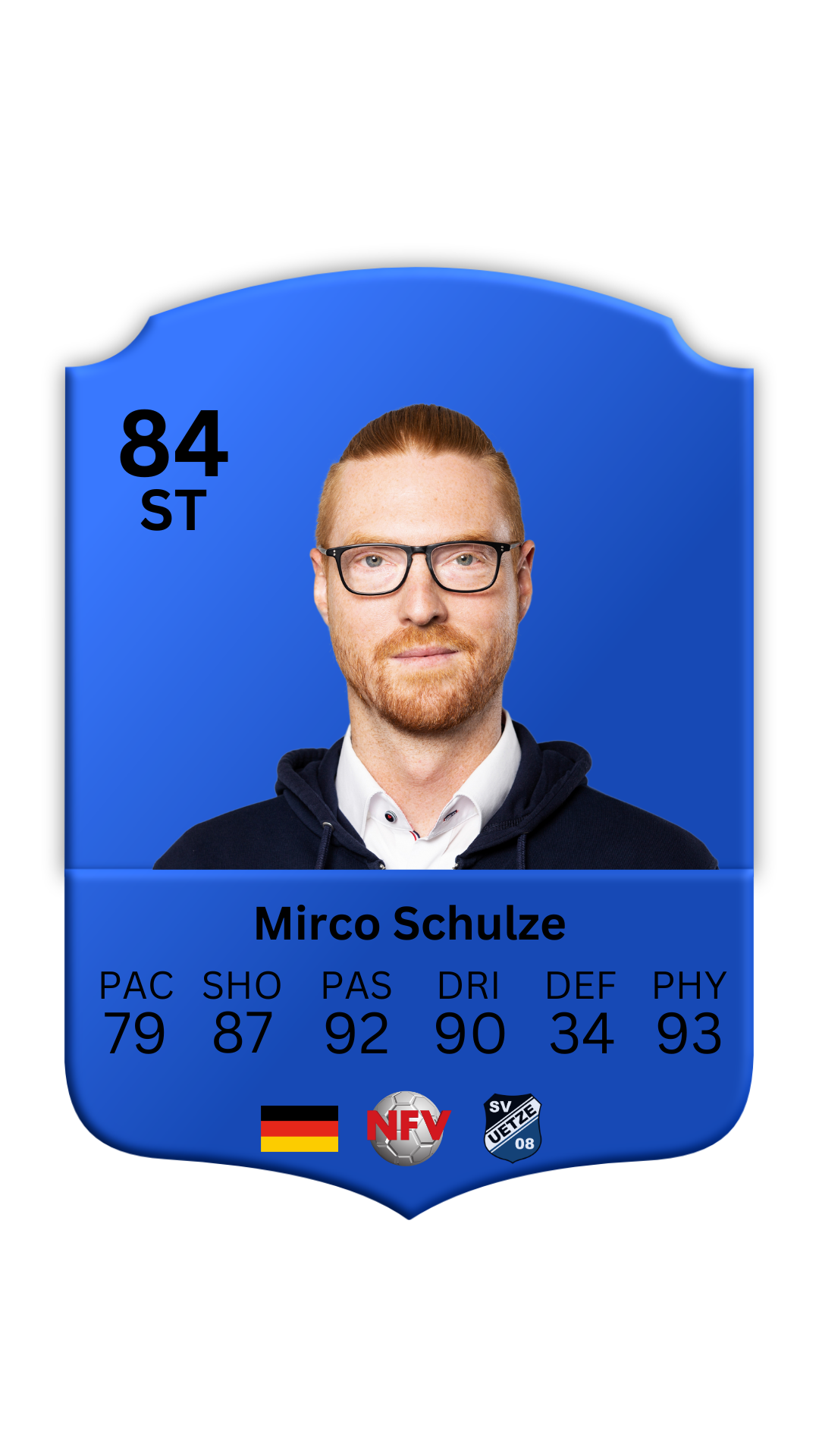 Deine persönliche Fußball Playercard