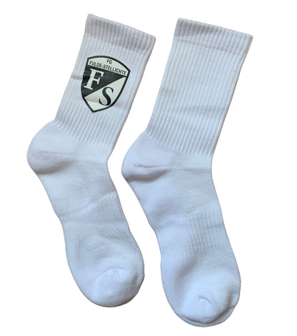 FG Fulde-Stellichte Sportsocken weiss mit Logo