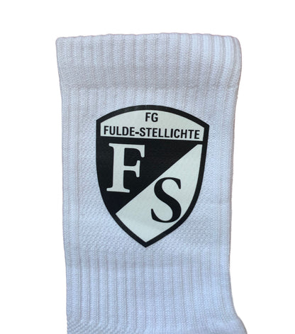 FG Fulde-Stellichte Sportsocken weiss mit Logo