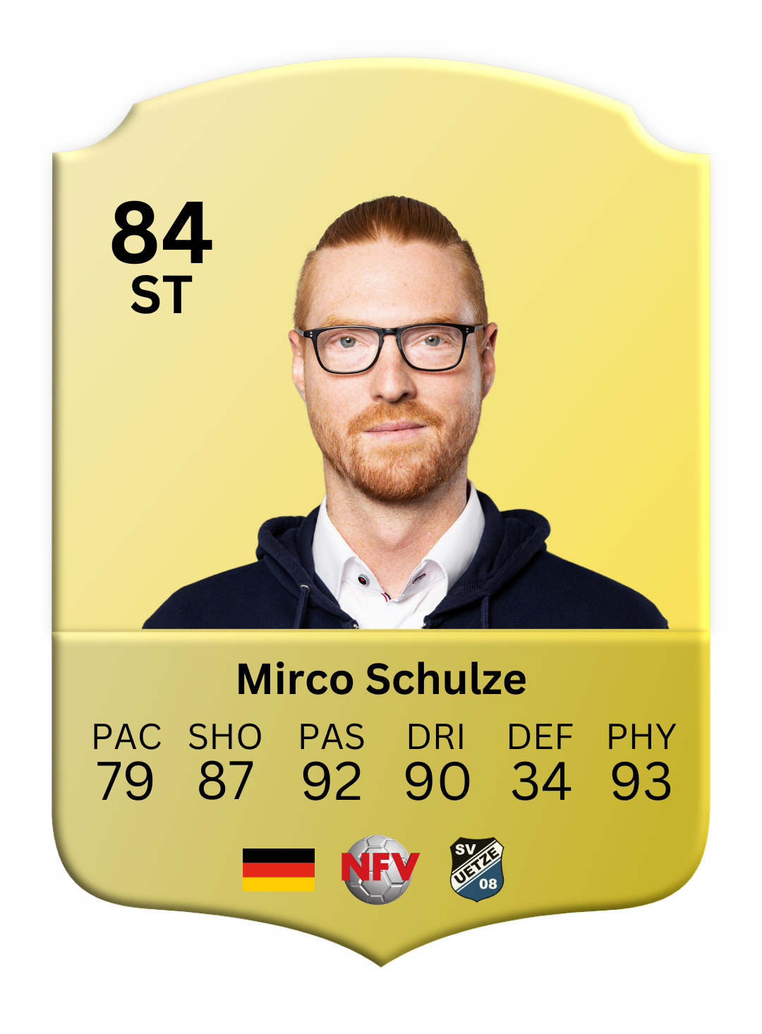 Deine persönliche Fußball Playercard