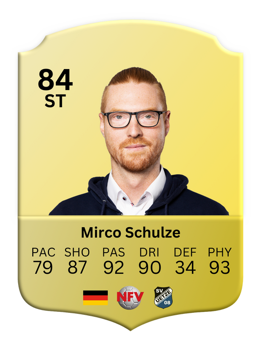 Deine persönliche Fußball Playercard