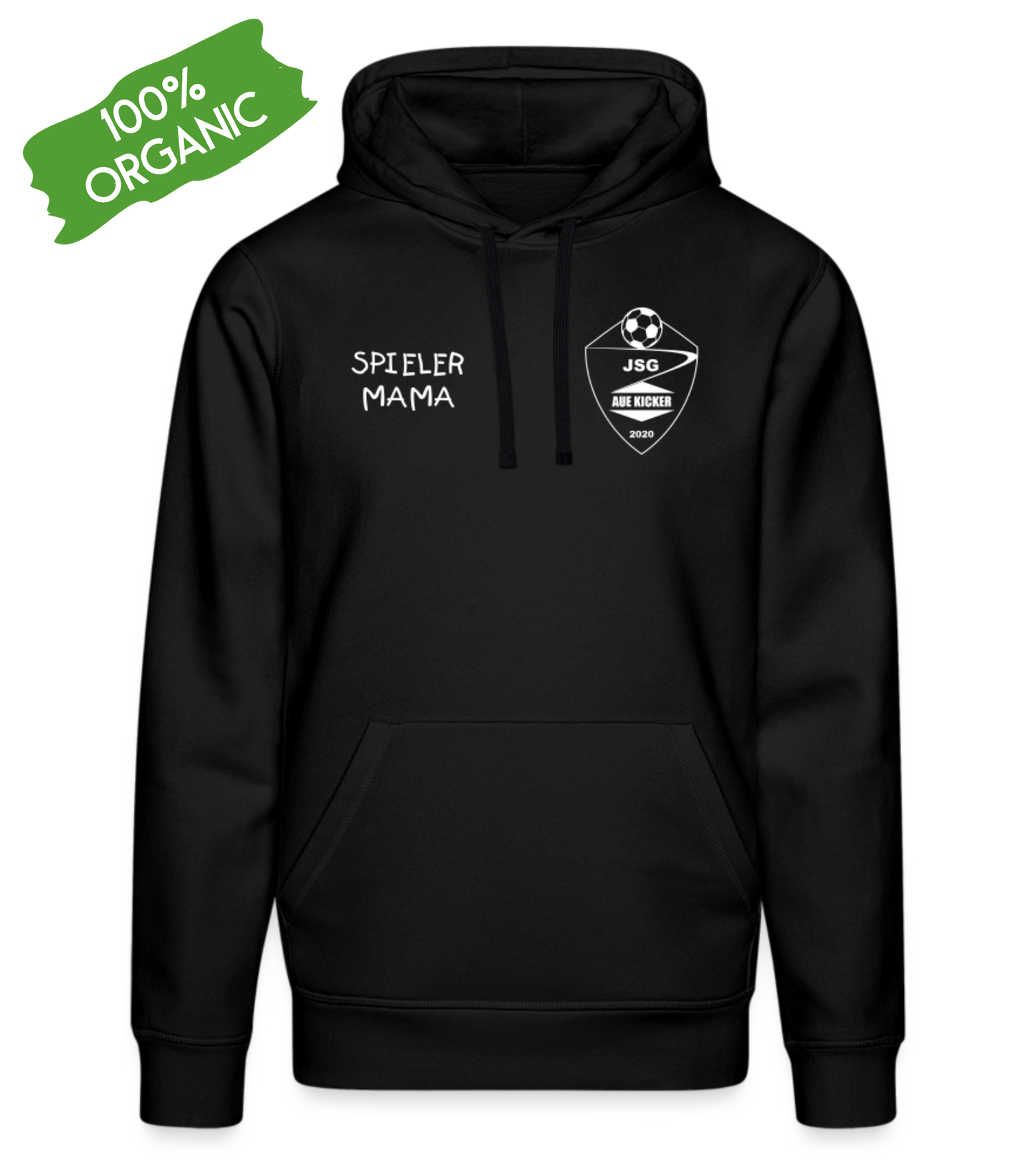 JSG Aue Kicker Spieler Mama Unisex Bio-Hoodie