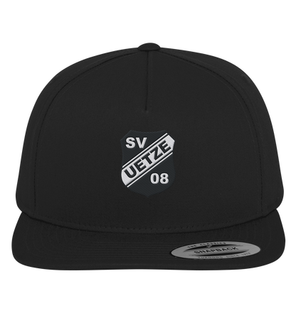 Flexfit Snapback mit gesticktem schwarz-weiß Logo