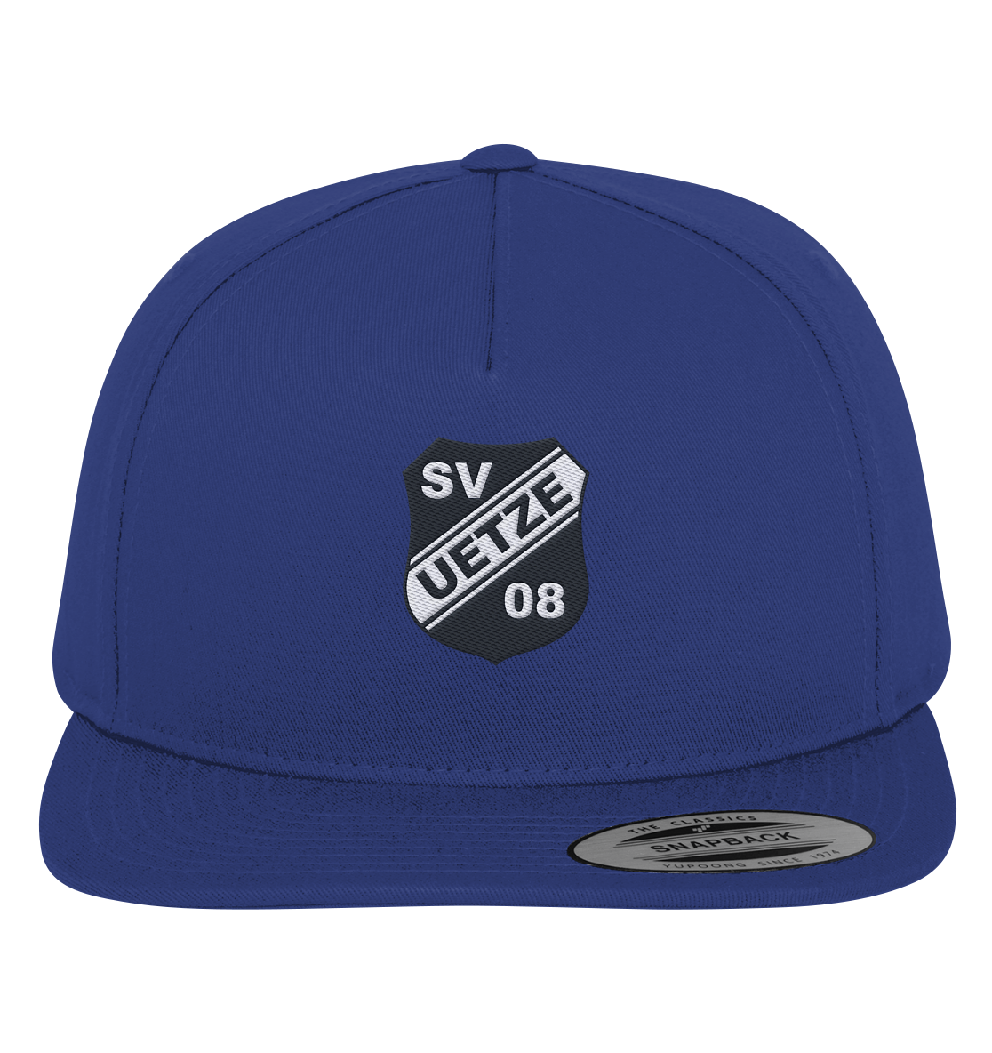 Flexfit Snapback mit gesticktem schwarz-weiß Logo