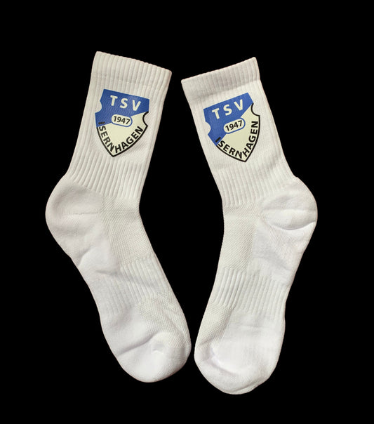 TSV Isernhagen Sportsocken weiss mit Logo