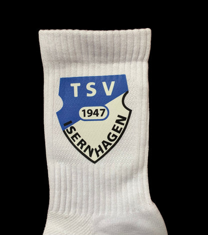 TSV Isernhagen Sportsocken weiss mit Logo