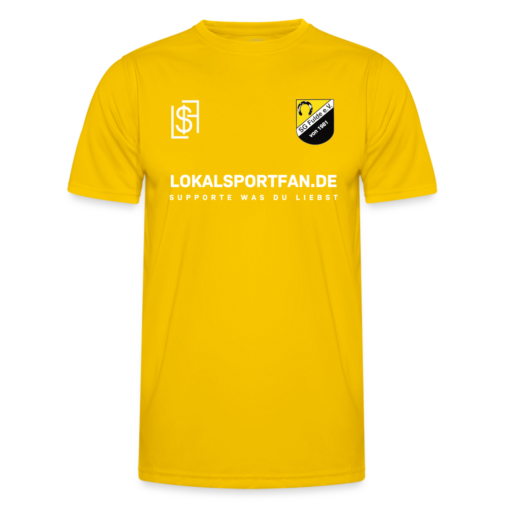 Trainingsshirt / Aufwärmshirt / Funktions-Shirt - Eigelb