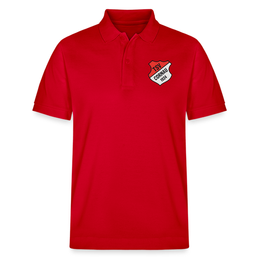 TSV Cornau - Unisex Bio-Poloshirt - Rot