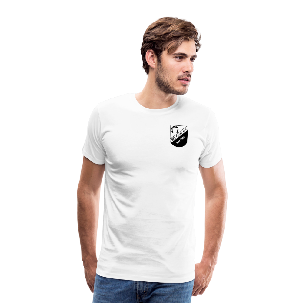 SG Fulde clean Logo Premium T-Shirt - Weiß