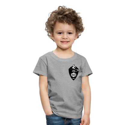 JSG Aue Kicker Kinder Premium T-Shirt - Grau meliert