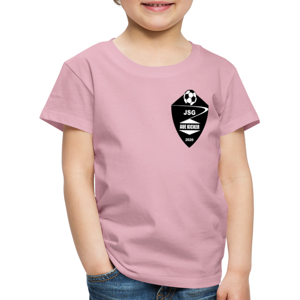 JSG Aue Kicker Kinder Premium T-Shirt - Hellrosa