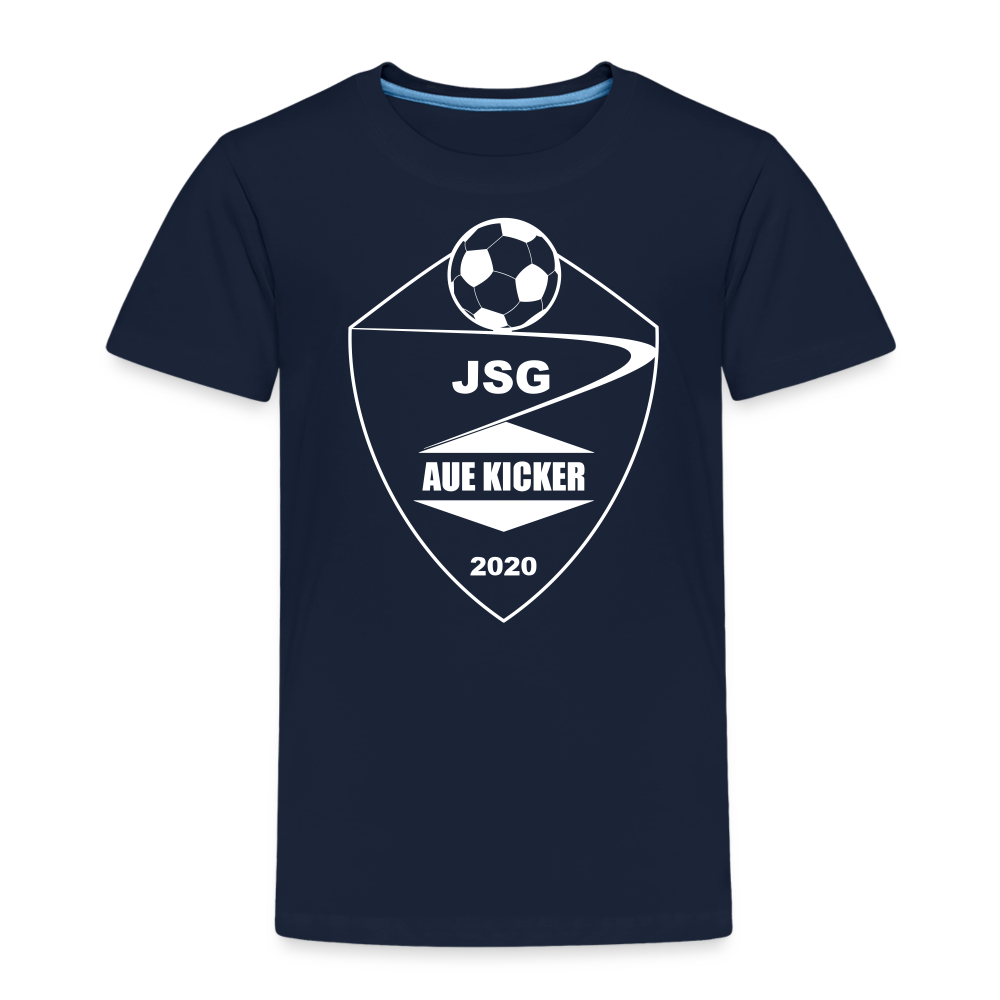 JSG Aue Kicker Kinder Premium T-Shirt - Navy