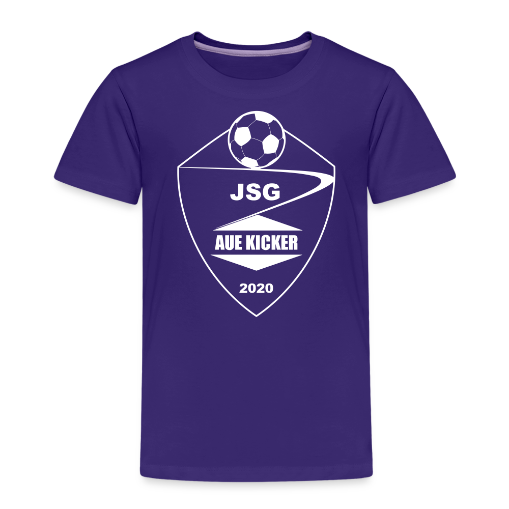 JSG Aue Kicker Kinder Premium T-Shirt - Lila