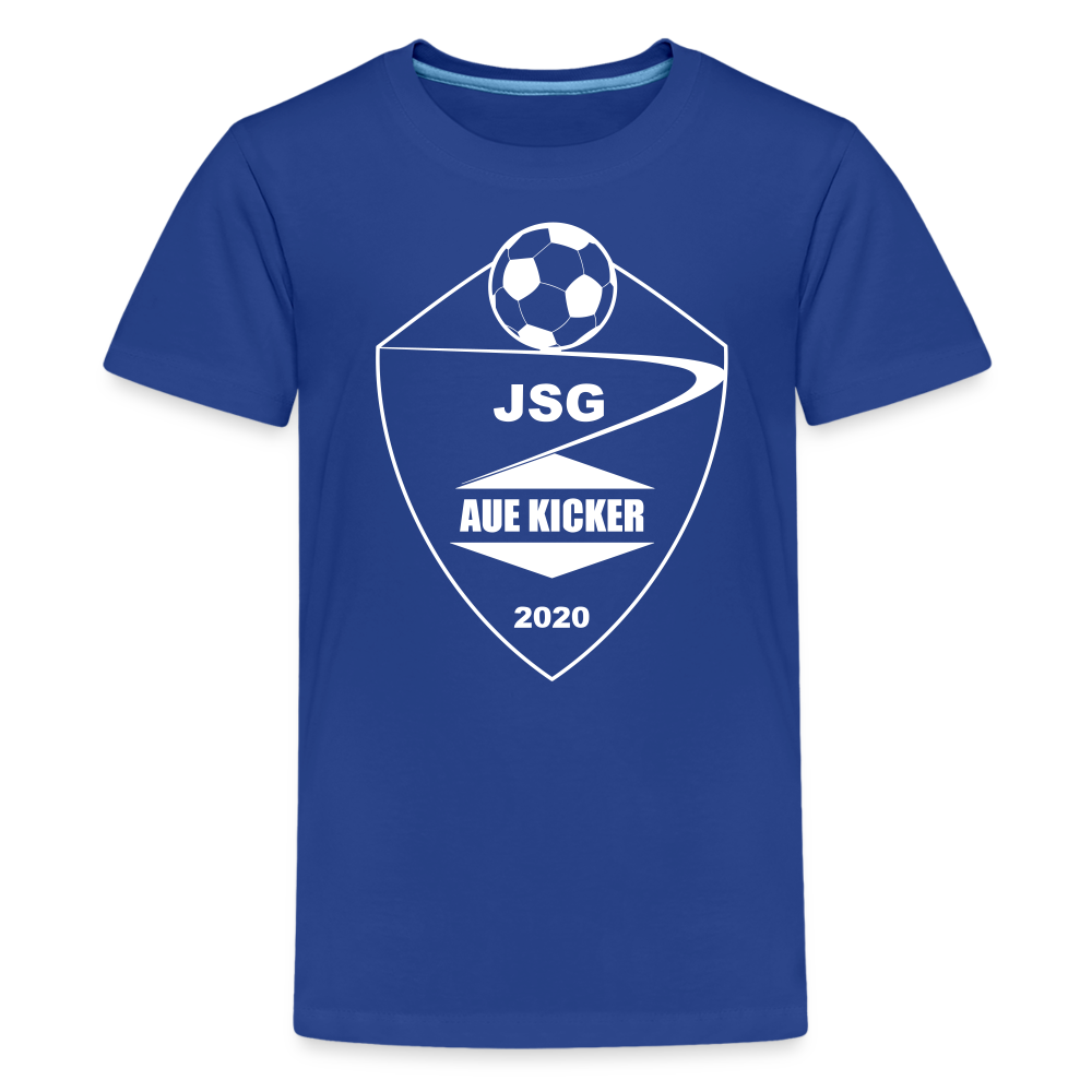 JSG Aue Kicker Teenager Premium T-Shirt - Königsblau