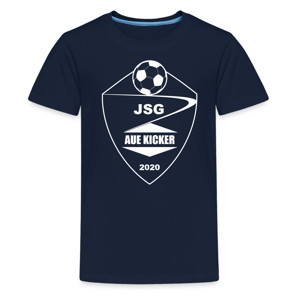 JSG Aue Kicker Teenager Premium T-Shirt - Navy