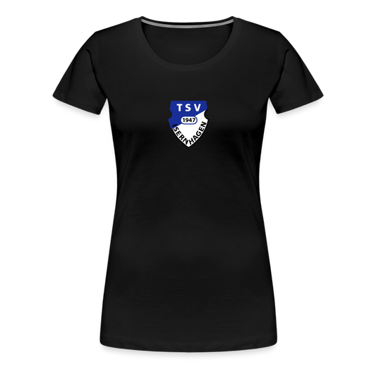 TSV Isernhagen Frauen Premium T-Shirt Logo flex - Schwarz