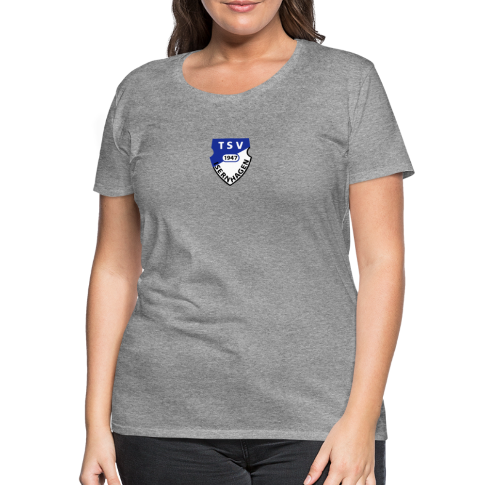 TSV Isernhagen Frauen Premium T-Shirt Logo flex - Grau meliert