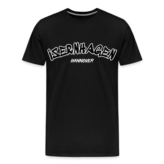 TSV Isernhagen Premium T-Shirt Graffiti flex - Schwarz