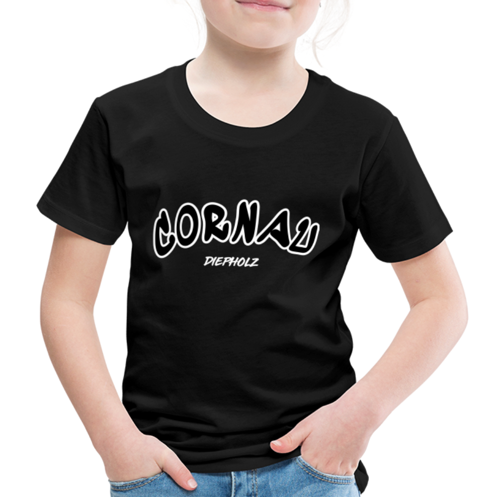 Cornau - Mein Dorf Kinder Premium T-Shirt - Schwarz