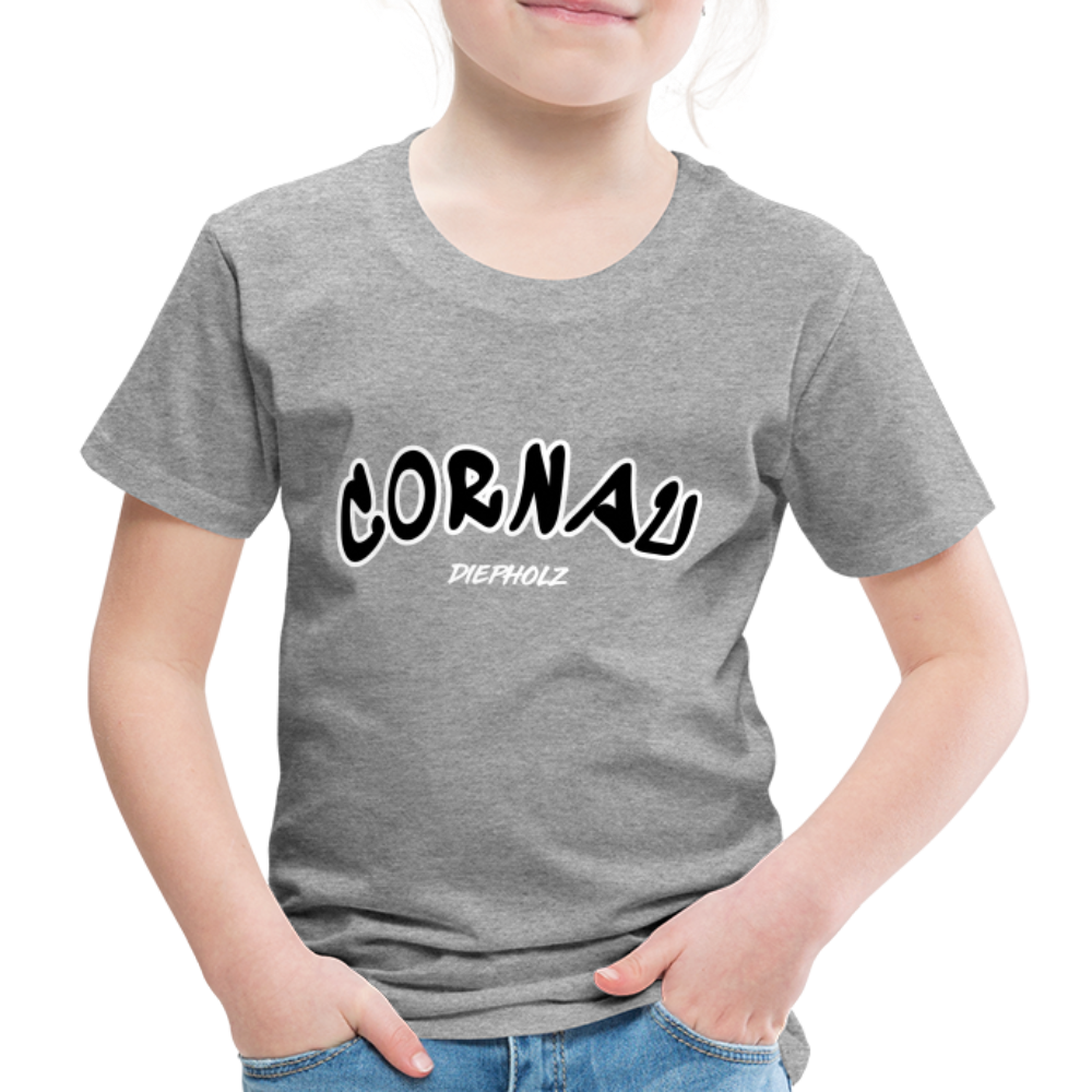 Cornau - Mein Dorf Kinder Premium T-Shirt - Grau meliert