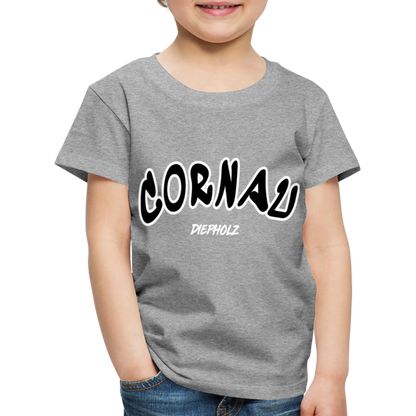 Cornau - Mein Dorf Kinder Premium T-Shirt - Grau meliert