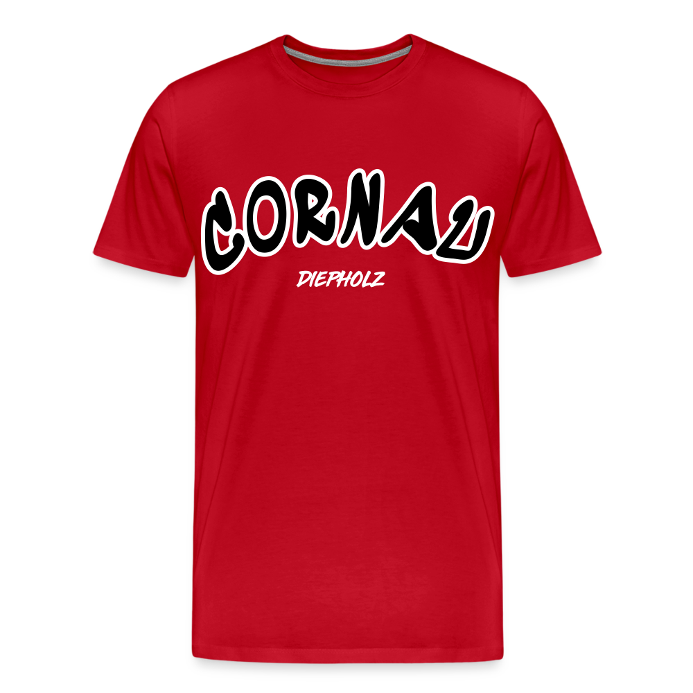 Cornau - Mein Dorf Premium T-Shirt flex - Rot