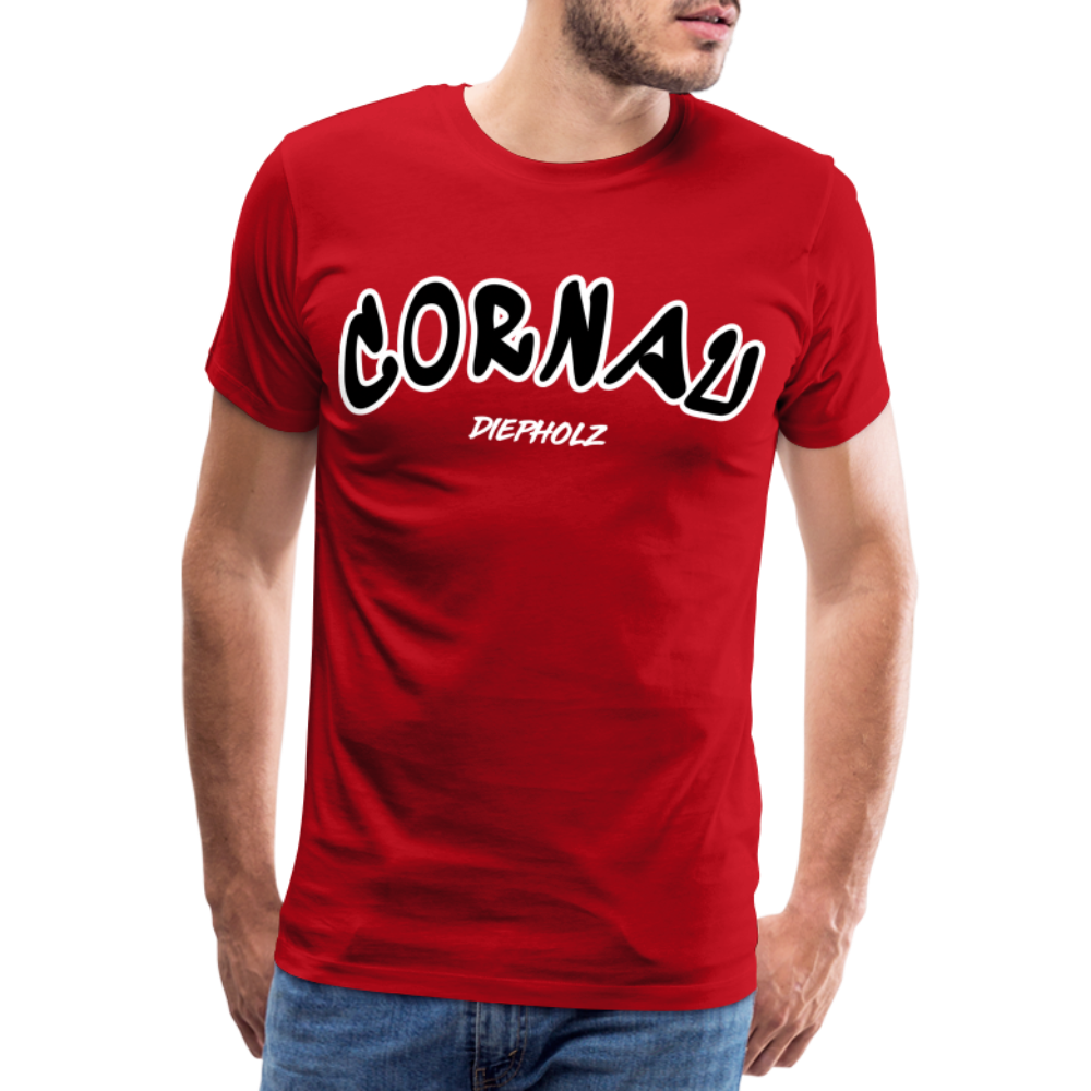 Cornau - Mein Dorf Premium T-Shirt flex - Rot