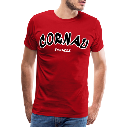 Cornau - Mein Dorf Premium T-Shirt flex - Rot